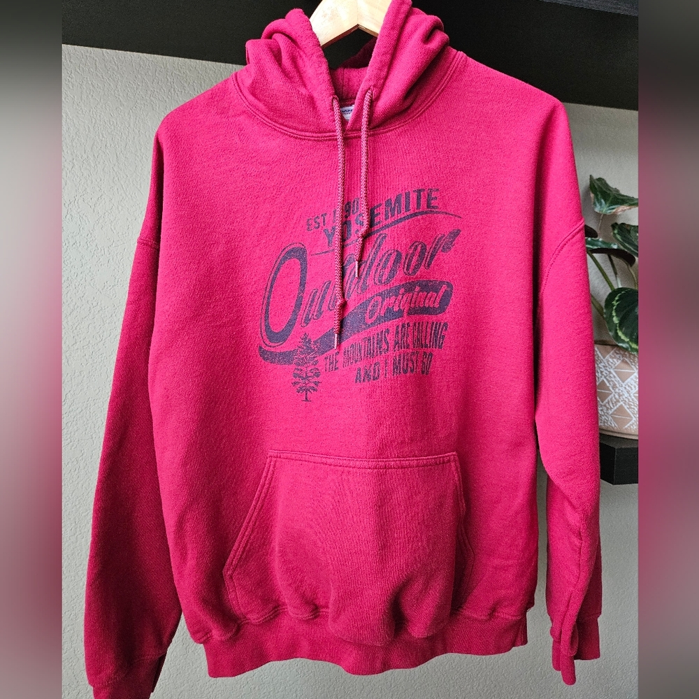 Yosemite National Park Hoody XL Red